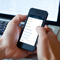 texting on cell phone